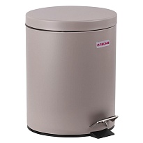 Ведро-контейнер для мусора (урна) с педалью LAIMA Classic, 12 л, серое, матовое, металл, со съемным внутренним ведром в Южно-Сахалинске Ведро-контейнер для мусора (урна) с педалью LAIMA Classic, 12 л, серое, матовое, металл, со съемным внутренним ведром в Южно-Сахалинске
