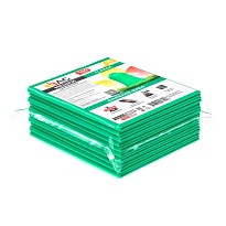 Мешки для мусора 160 л, зеленые, в пачке 10 шт., ПВД, 40 мкм, 900х1100 мм, i-Bag в Южно-Сахалинске