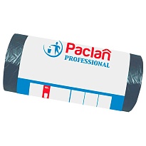 Мешки для мусора 60 л, черные, в рулоне 50 шт., ПНД, 6,2 мкм, 800х600 мм, PACLAN Professional, 604078 в Южно-Сахалинске Мешки для мусора 60 л, черные, в рулоне 50 шт., ПНД, 6,2 мкм, 800х600 мм, PACLAN Professional, 604078 в Южно-Сахалинске
