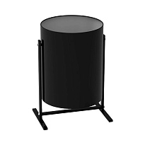 Урна металлическая уличная, Титан, 25 л, цвет черный в Южно-Сахалинске