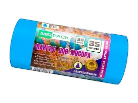 Мешки для мусора 35 л, ароматизированные, синие, в рулоне 30 шт., ПНД, 12 мкм, 640х500 мм, EXTRA, 3530661 в Южно-Сахалинске Мешки для мусора 35 л, ароматизированные, синие, в рулоне 30 шт., ПНД, 12 мкм, 640х500 мм, EXTRA, 3530661 в Южно-Сахалинске