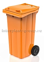 Мусорный контейнер 120 л оранжевый 120 оранжевый в Южно-Сахалинске Мусорный контейнер 120 л оранжевый 120 оранжевый в Южно-Сахалинске