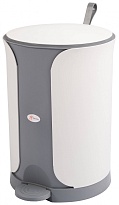 Контейнер для мусора Sтилъ с педалью 11 л серый 11 серый в Южно-Сахалинске Контейнер для мусора Sтилъ с педалью 11 л серый 11 серый в Южно-Сахалинске