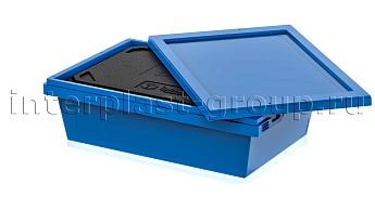 Изотермический контейнер KV 6416 в сборе с крышкой голубой в Южно-Сахалинске