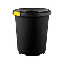 Мусорный бак с крышкой - воронкой 105 л темно-серый 105 темно-серый в Южно-Сахалинске Мусорный бак с крышкой - воронкой 105 л темно-серый 105 темно-серый в Южно-Сахалинске