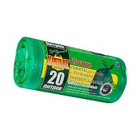 Мешки для мусора 20 л, биоразлагаемые, с ручками, черные, в рулоне 30 шт., ПНД, 10 мкм, 550х440 мм, Крепак, 4607075710047 в Южно-Сахалинске Мешки для мусора 20 л, биоразлагаемые, с ручками, черные, в рулоне 30 шт., ПНД, 10 мкм, 550х440 мм, Крепак, 4607075710047 в Южно-Сахалинске