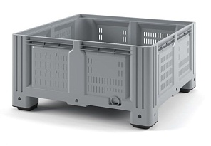 Контейнер iBox перфорированный на ножках в Южно-Сахалинске