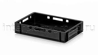 Ящик для мяса и колбасных изделий Е-1 черный в Южно-Сахалинске Ящик для мяса и колбасных изделий Е-1 черный в Южно-Сахалинске