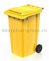 Контейнер для мусора 240 л желтый облегченный 240 желтый в Южно-Сахалинске Контейнер для мусора 240 л желтый облегченный 240 желтый в Южно-Сахалинске