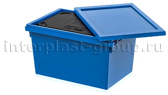 Изотермический контейнер KV 6432 в сборе с крышкой голубой в Южно-Сахалинске