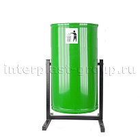 Урна уличная металлическая 21 л круглая зеленая в Южно-Сахалинске Урна уличная металлическая 21 л круглая зеленая в Южно-Сахалинске