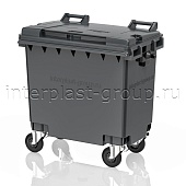 Мусорный контейнер 770 л серый
