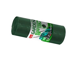 Мешки для мусора 240 л, двухслойные, зеленый, в рулоне 10 шт., ПВД 35 мкм, 1400х1100 мм, GRIFON PROFF GARDEN, 101-520 в Южно-Сахалинске