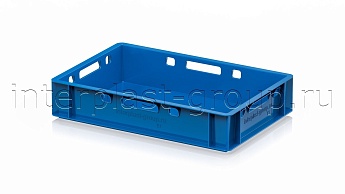 Ящик для мяса и колбасных изделий Е-1 голубой в Южно-Сахалинске Ящик для мяса и колбасных изделий Е-1 голубой в Южно-Сахалинске