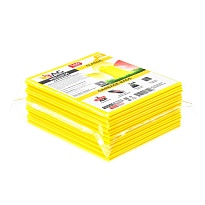 Мешки для мусора 160 л, желтые, в пачке 10 шт., ПВД, 40 мкм, 900х1100 мм, i-Bag в Южно-Сахалинске