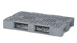 Поддон пластиковый перфорированный на трех полозьях 1200х800х150