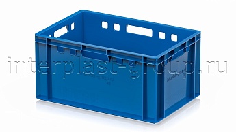 Ящик для мяса и колбасных изделий Е-3 голубой в Южно-Сахалинске Ящик для мяса и колбасных изделий Е-3 голубой в Южно-Сахалинске