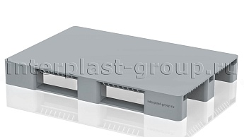 Поддон пластиковый сплошной без бортиков серый в Южно-Сахалинске Поддон пластиковый сплошной без бортиков серый в Южно-Сахалинске