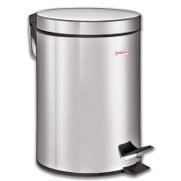 Ведро-контейнер для мусора (урна) с педалью LAIMA Classic, 20 л, зеркальное, нержавеющая сталь, со съемным внутренним ведром в Южно-Сахалинске