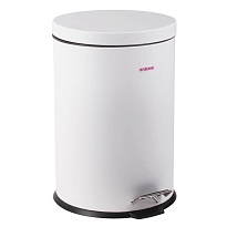 Ведро-контейнер для мусора (урна) с педалью LAIMA Classic, 12 л, белое, глянцевое, металл, со съемным внутренним ведром в Южно-Сахалинске Ведро-контейнер для мусора (урна) с педалью LAIMA Classic, 12 л, белое, глянцевое, металл, со съемным внутренним ведром в Южно-Сахалинске