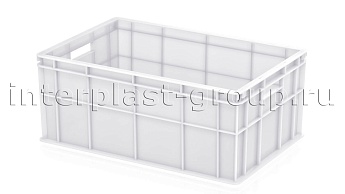 Ящик для молока, мяса, овощей и фруктов сплошной белый в Южно-Сахалинске