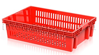 Ящик для овощей, фруктов и хлеба Евролоток морковный в Южно-Сахалинске