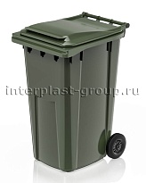 Контейнер для мусора 240 л зеленый облегченный 240 зеленый в Южно-Сахалинске Контейнер для мусора 240 л зеленый облегченный 240 зеленый в Южно-Сахалинске